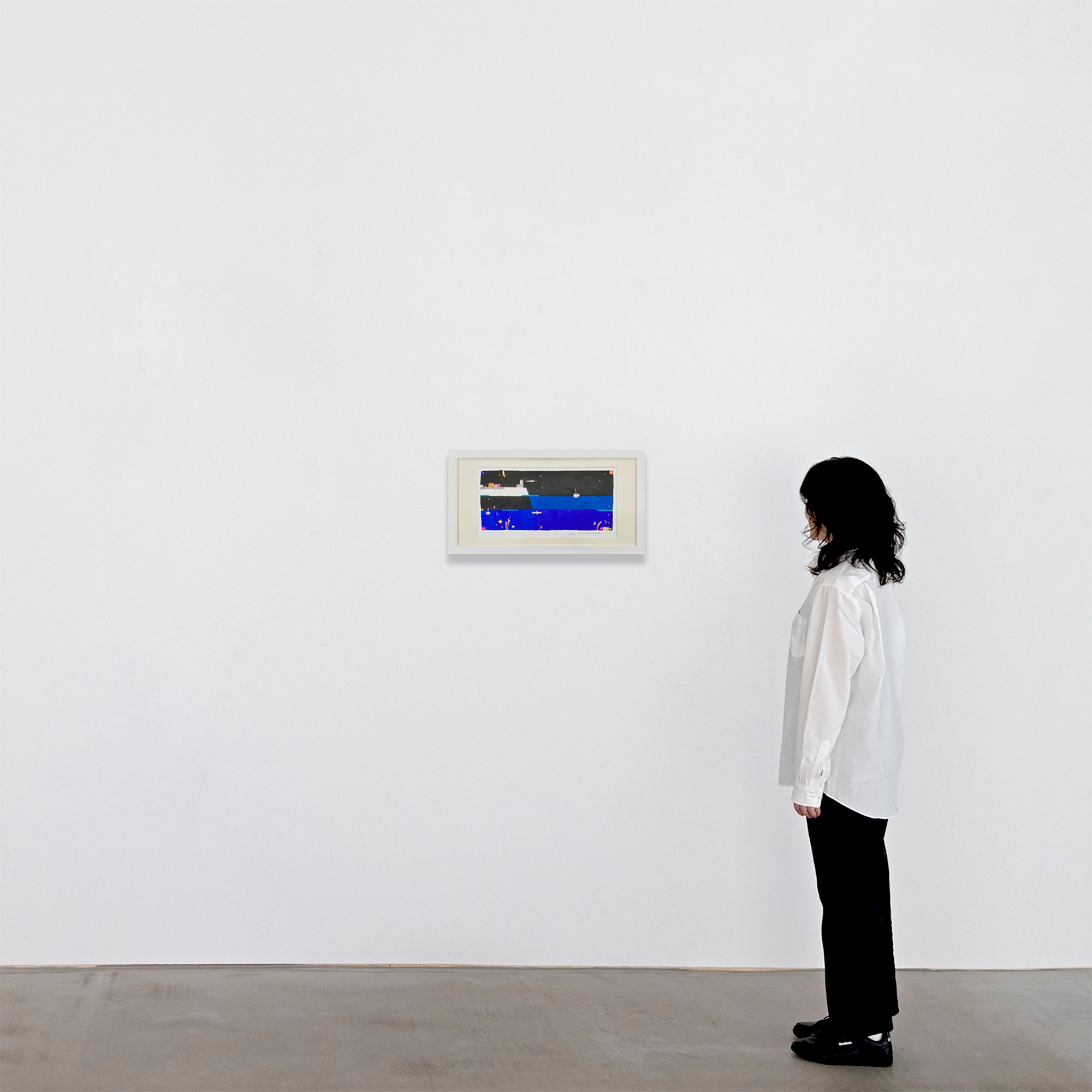 【受注生産】01「ぼくはふね」より1 版画（限定部数・直筆サイン入り）