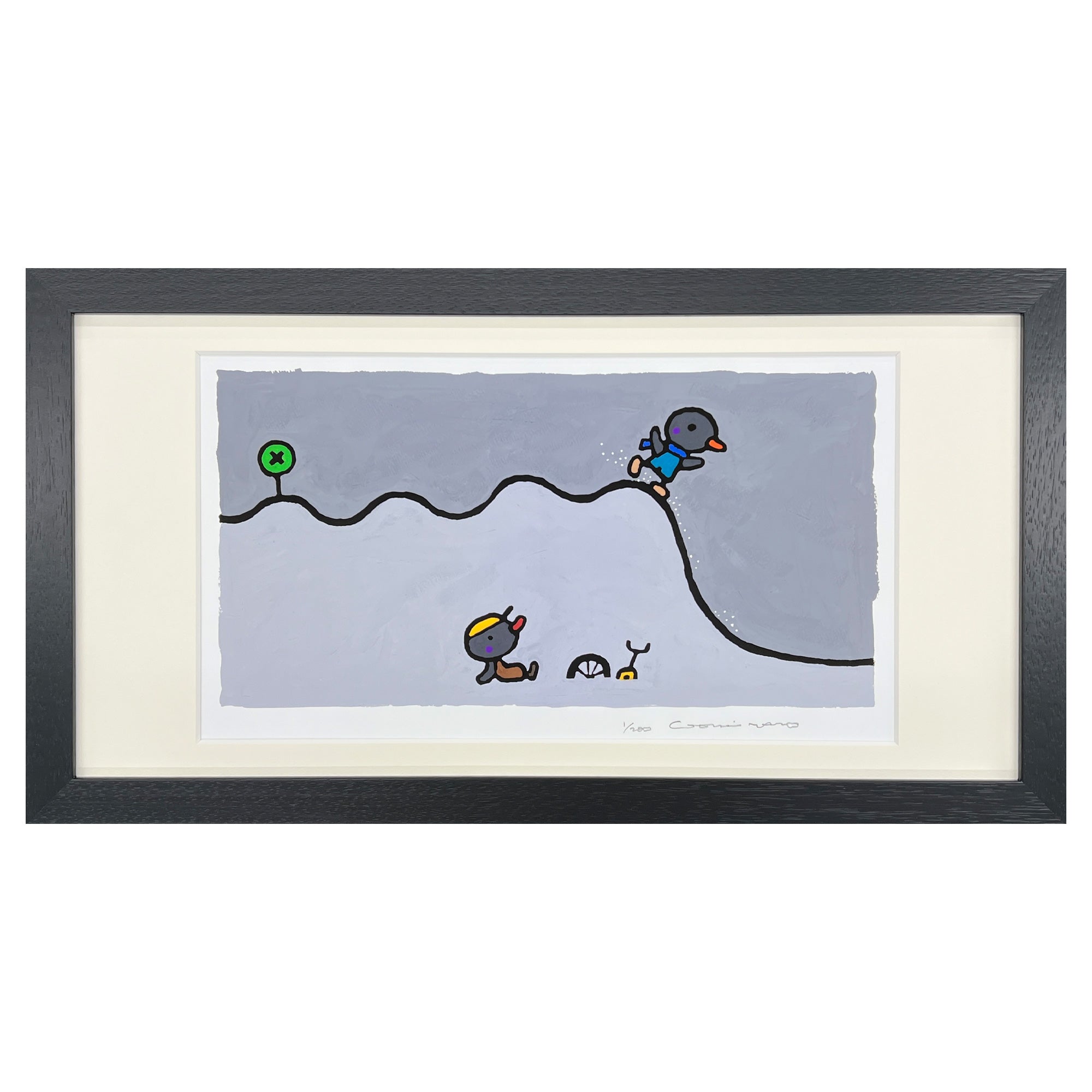 【受注生産】11「ゆっくりおでかけ」より 版画（限定部数・直筆サイン入り）