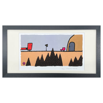 【受注生産】12「きをつけて」より 版画（限定部数・直筆サイン入り）