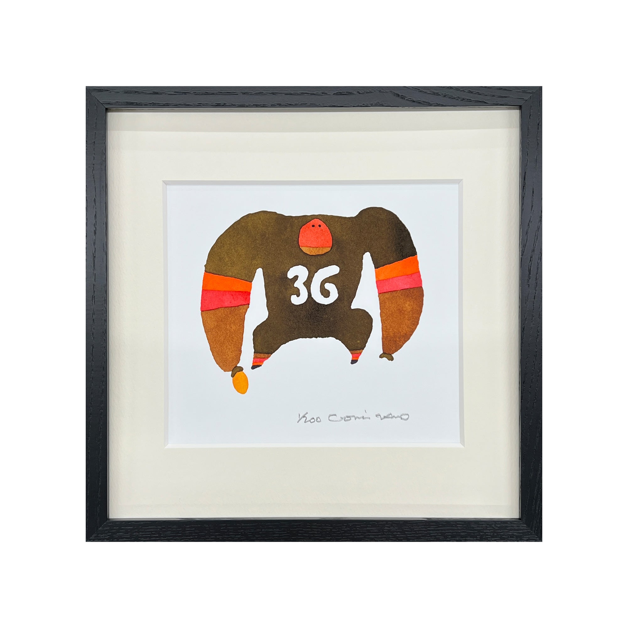 【受注生産】20「The Player」 版画（限定部数・直筆サイン入り）