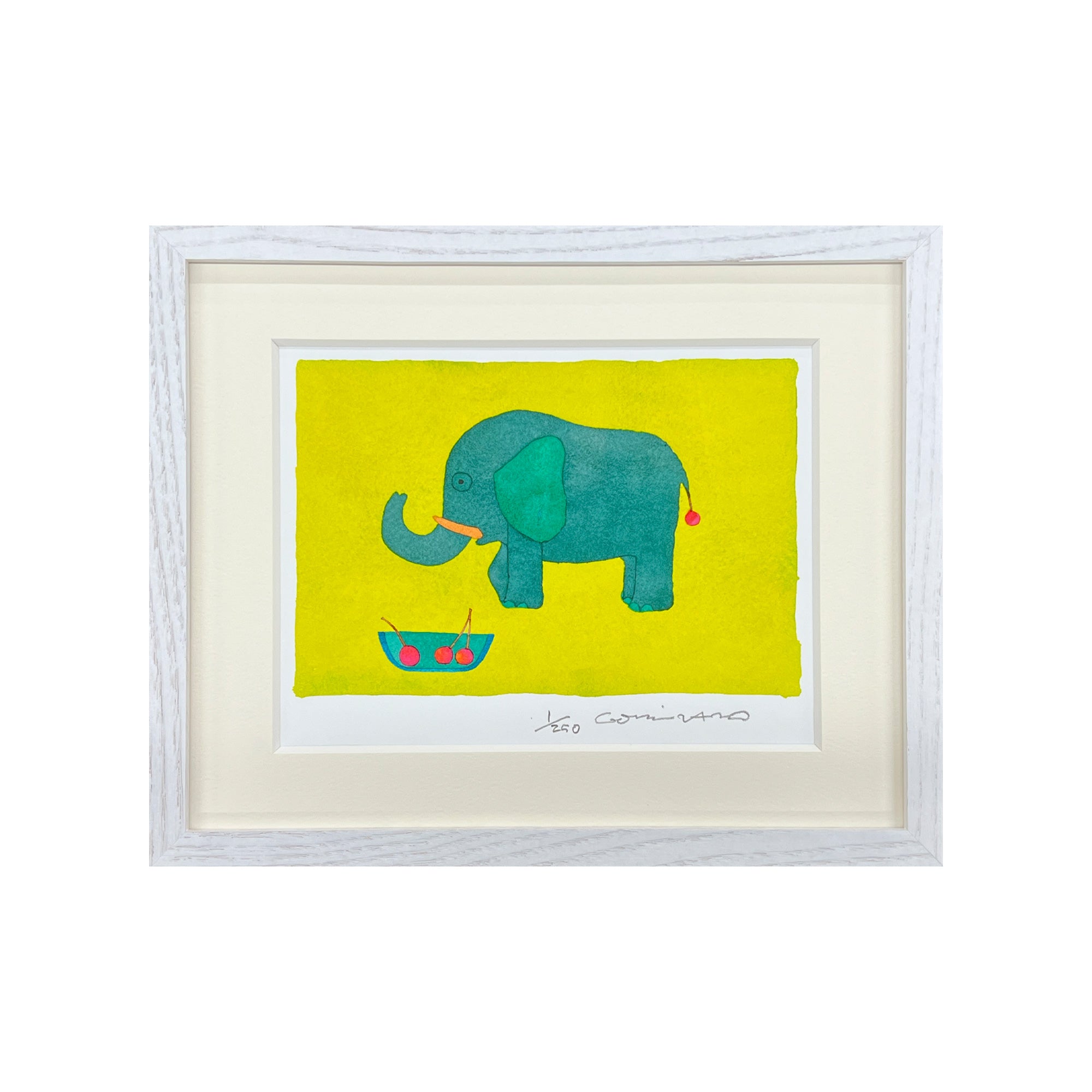 【受注生産】22「たべたの　だあれ」より 版画（限定部数・直筆サイン入り）