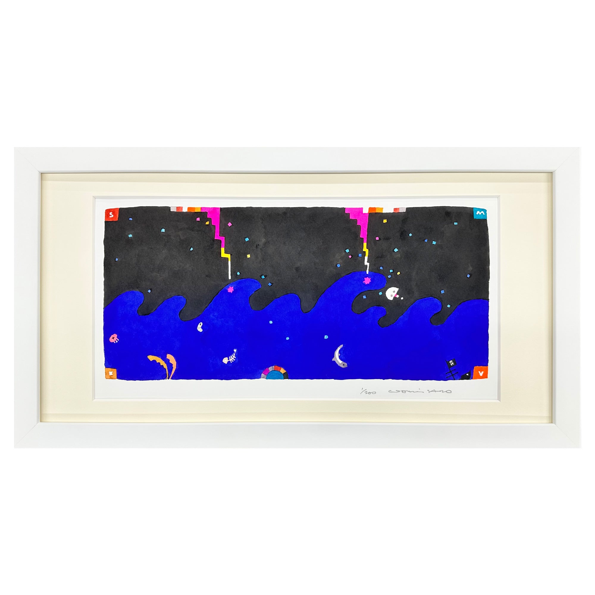 【受注生産】03「ぼくはふね」より3 版画（限定部数・直筆サイン入り）