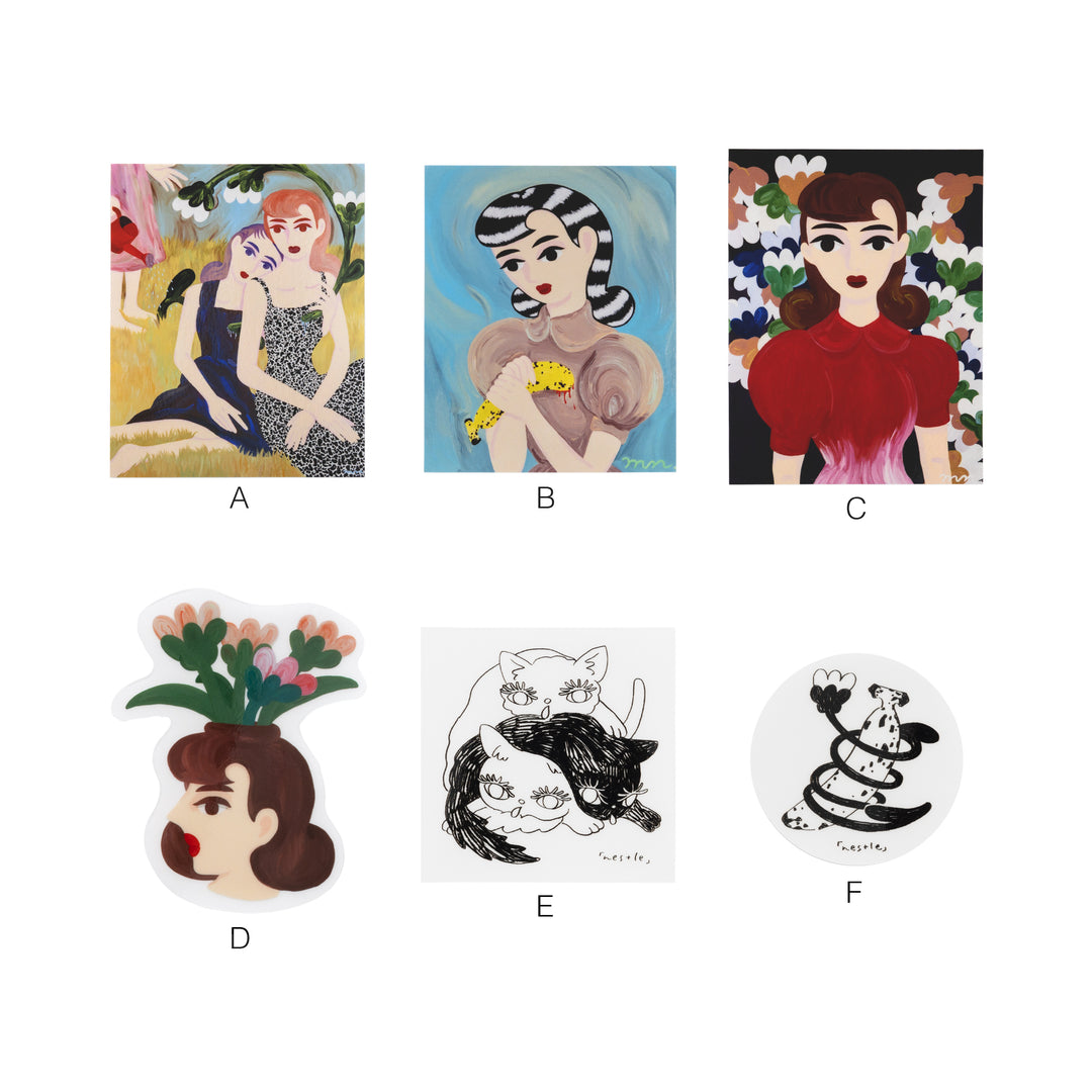 中村桃子 ステッカーセット(6枚入り) – LURF GALLERY