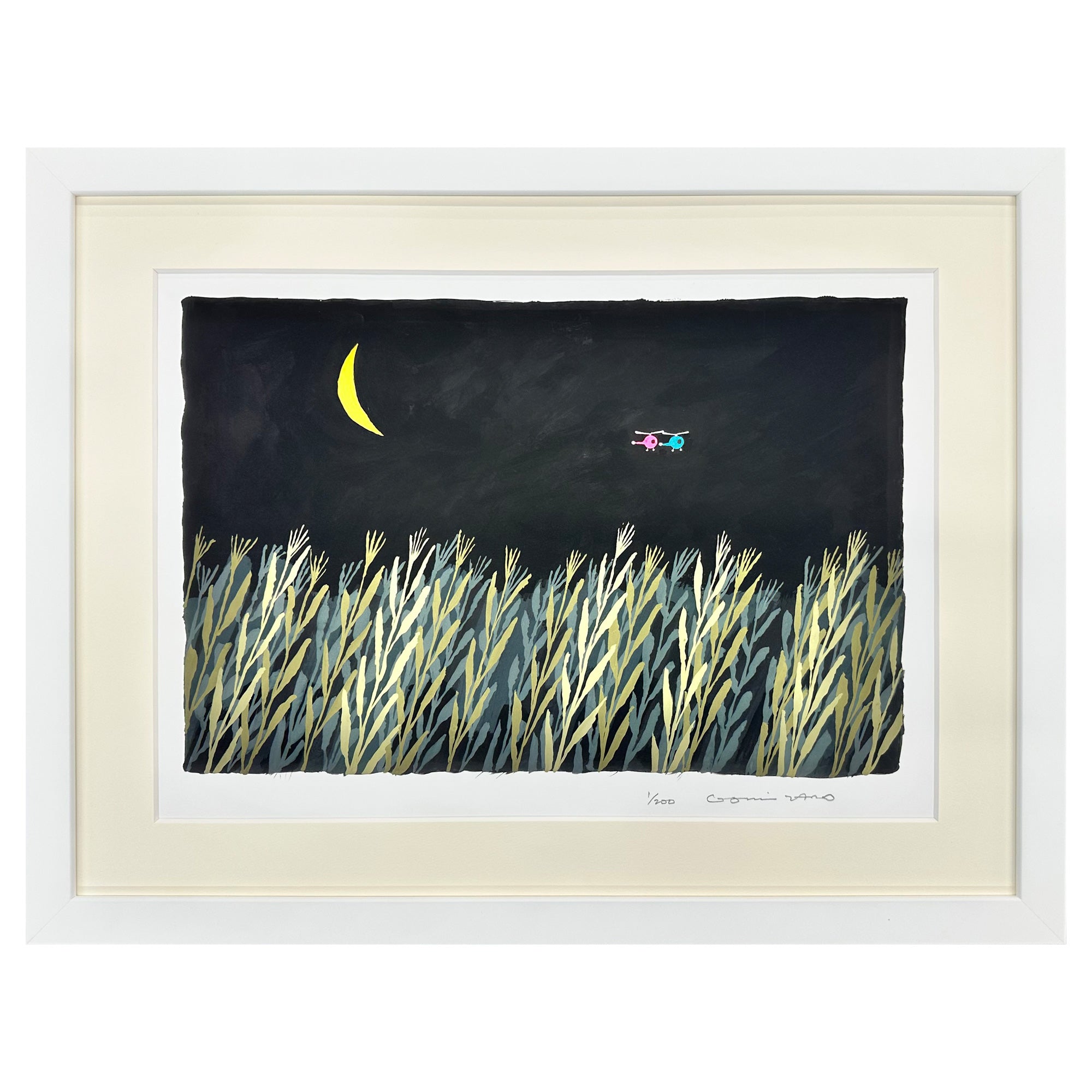 【受注生産】08「ヘリコプターたち」より 版画（限定部数・直筆サイン入り）