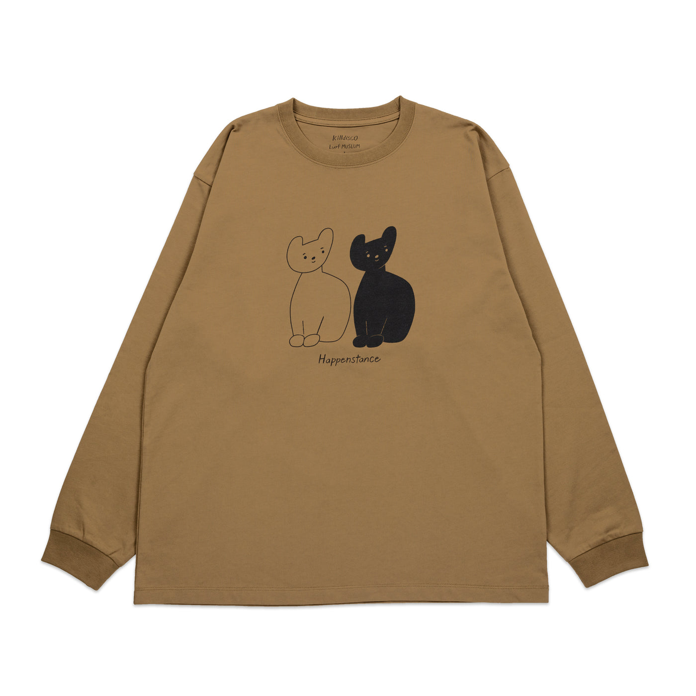 きにするねこ 長袖Tシャツ