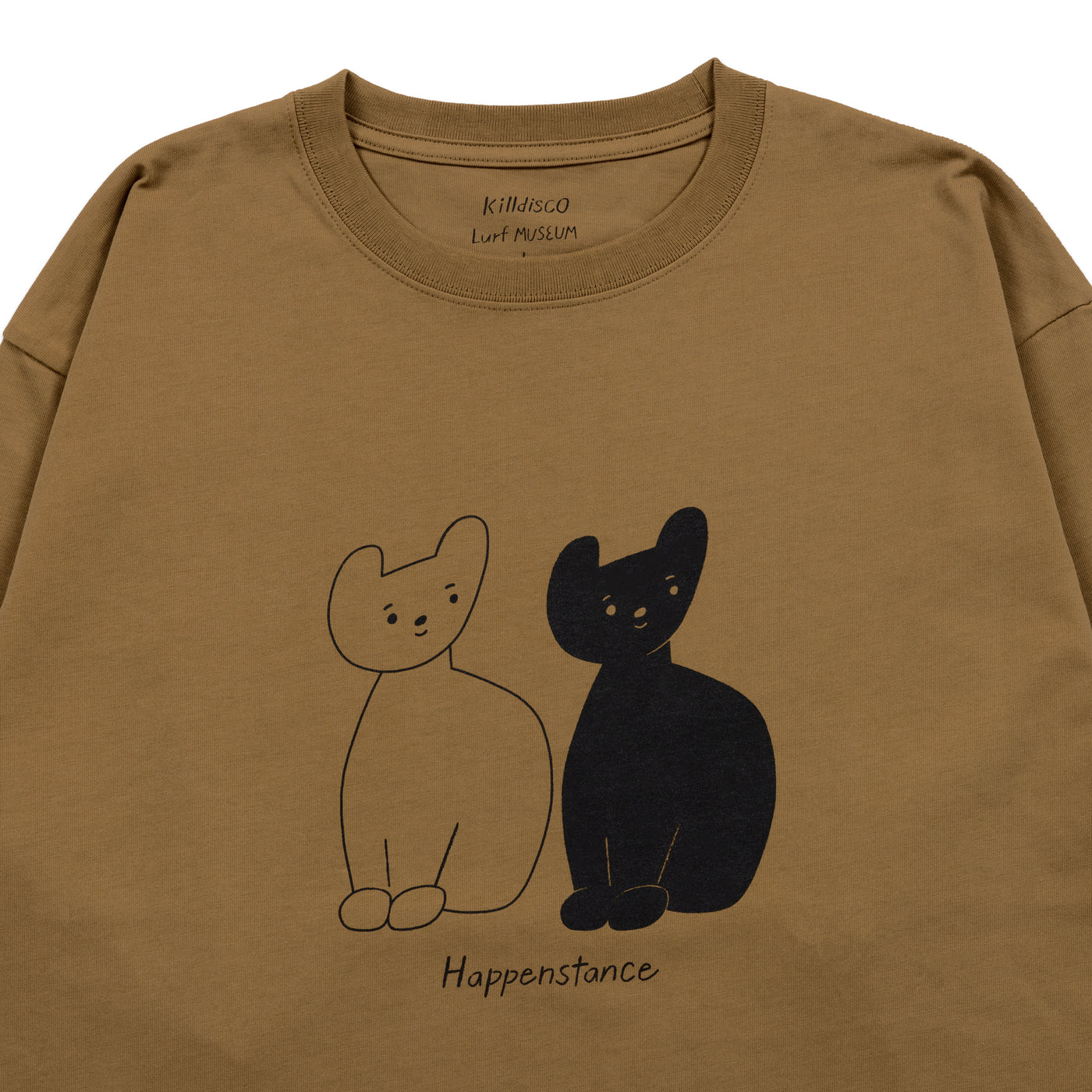 きにするねこ 長袖Tシャツ