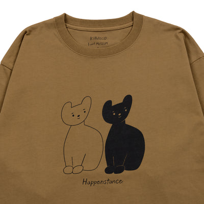 きにするねこ 長袖Tシャツ