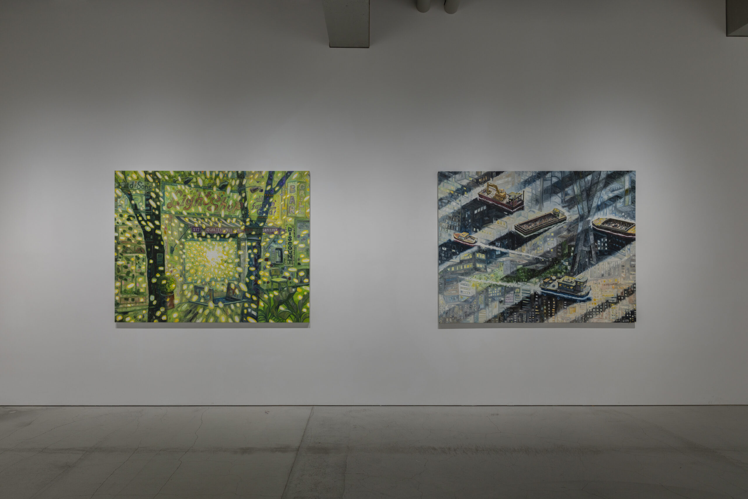 グループ展 IMAGINATION 展示風景、LURF GALLERY