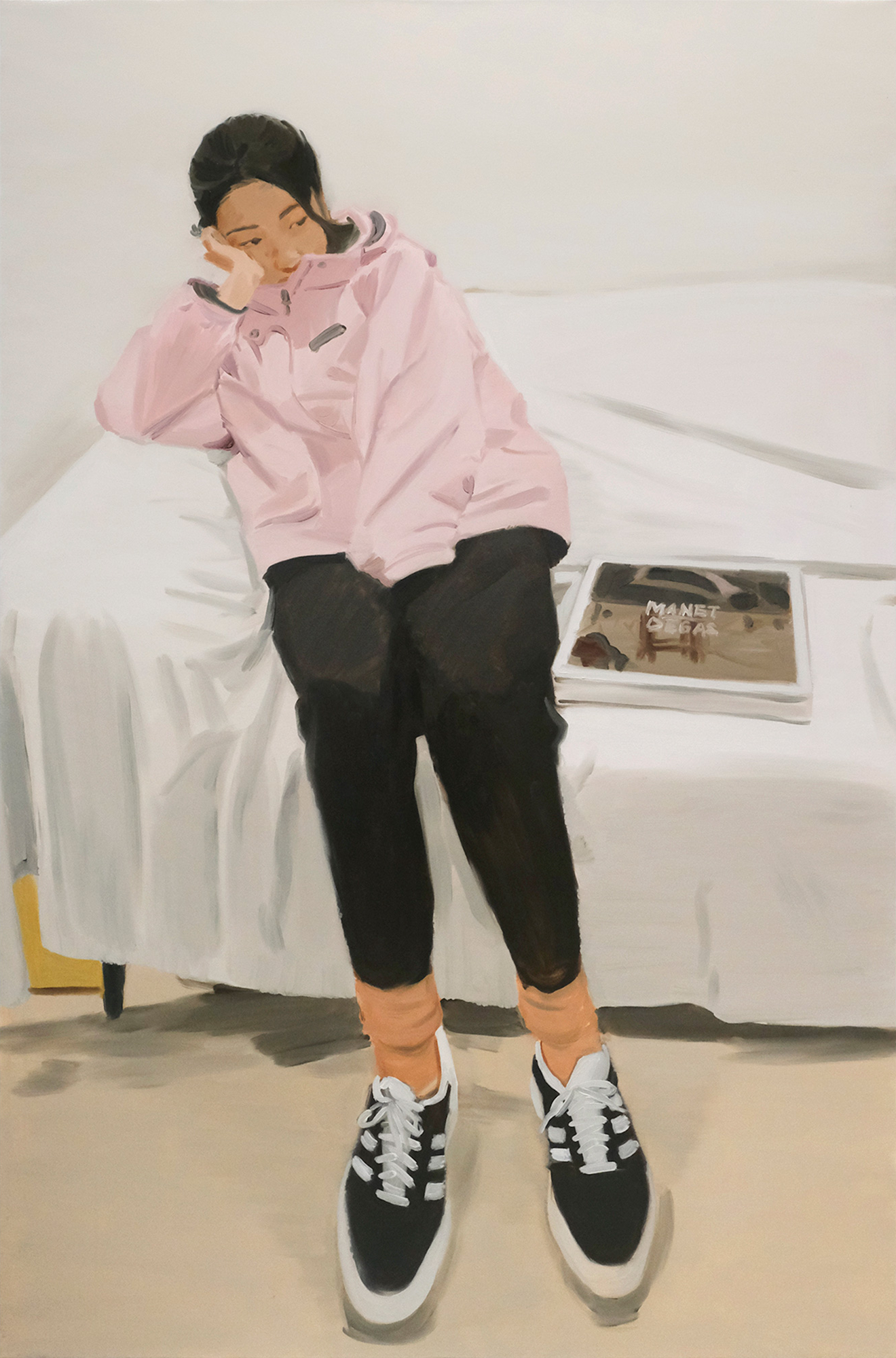 Portrait with a book
